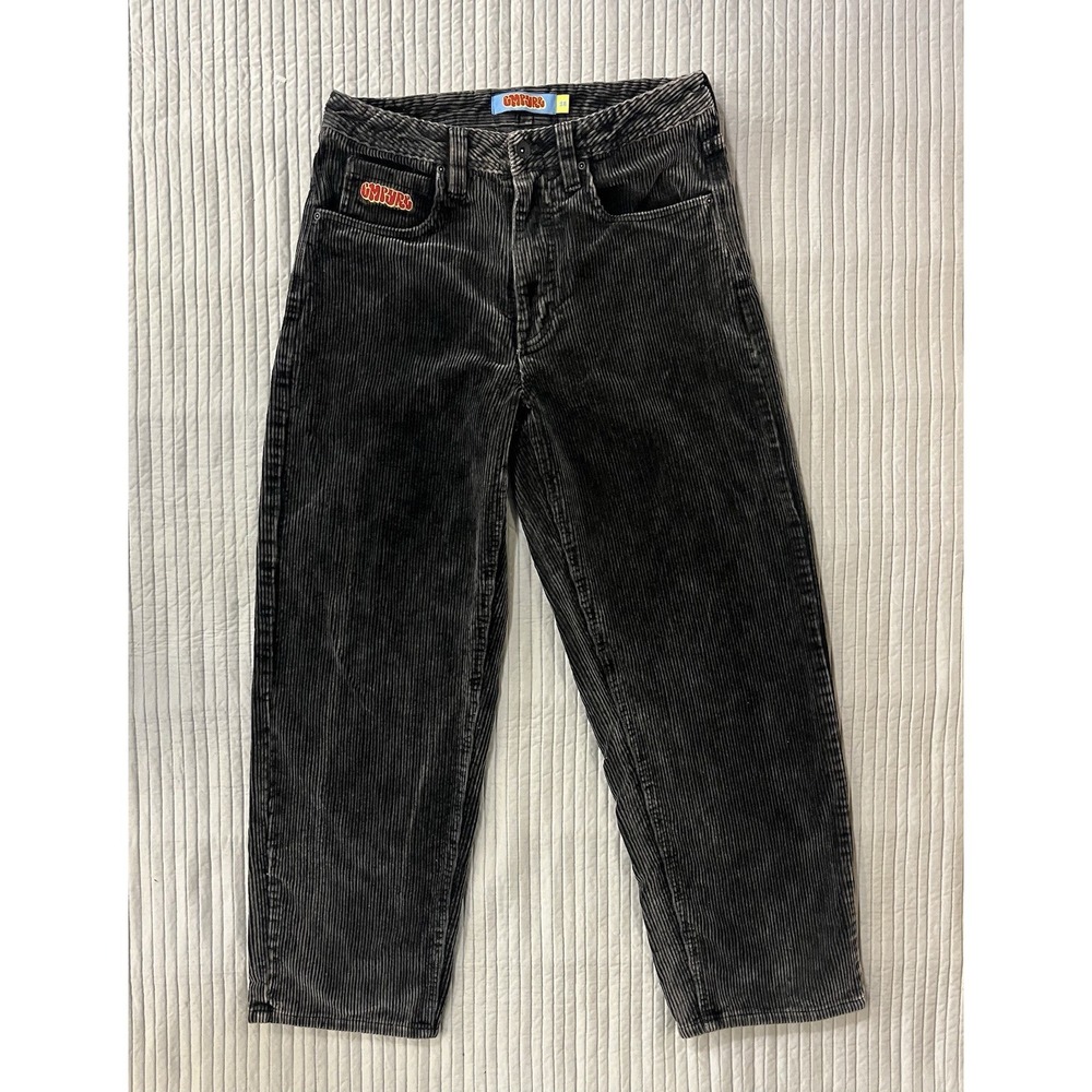 Empyre Corduroy Pants Dark Brown Baggy Y2k Skater Relaxed Pants Size 28x26